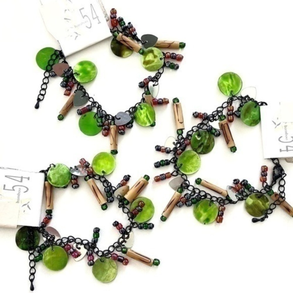 5 for $25! Authentic Bamboo Capiz Shell Bracelet!! - Picture 2 of 3